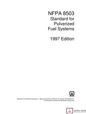 NFPA 8503 PDF NFPA 8503 PDF